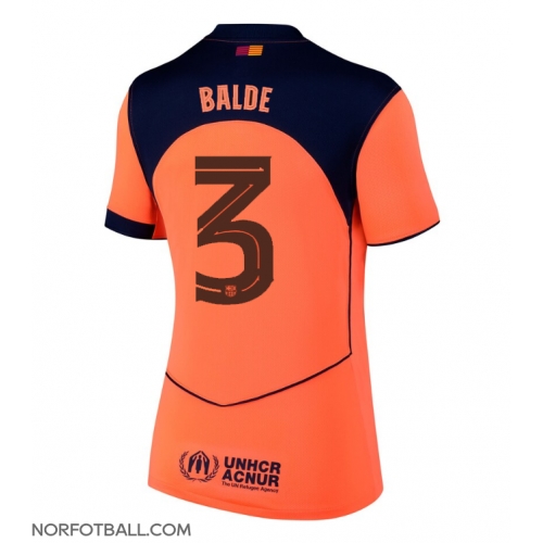 Billige Fotballdrakt Barcelona Alejandro Balde #3 Replika Tredjedrakt Dame 2025-26 Kortermet Billige Fotballdrakt Barcelona Alejandro Balde #3 Replika Tredjedrakt Dame 2025-26 Kortermet